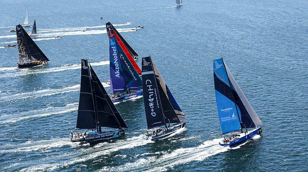 Strong winds, collision and competition at The Ocean Race Europe